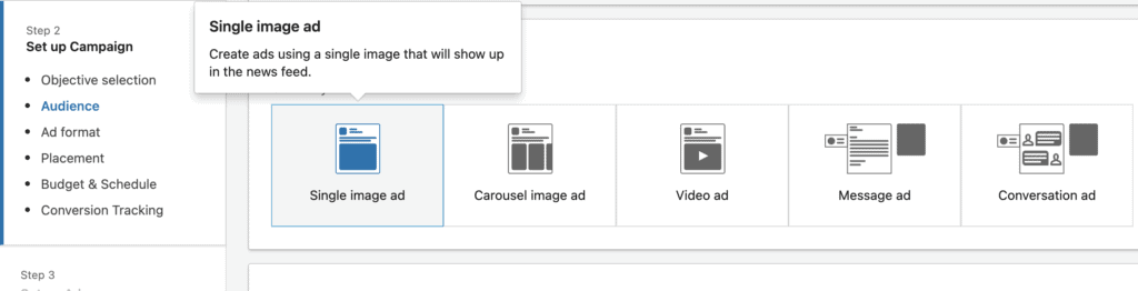 Ad Formats on LinkedIn