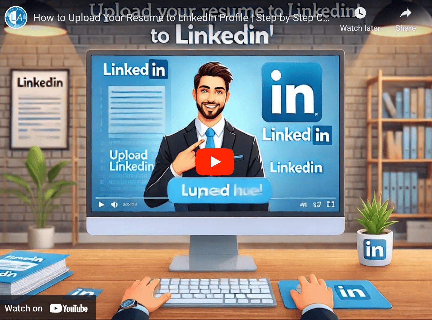 How to Upload Your Resume to LinkedIn Profile | Step-by-Step CV Upload